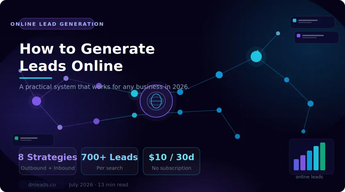 How to Generate Leads Online in 2026: A Practical Guide for Anyone Starting Today